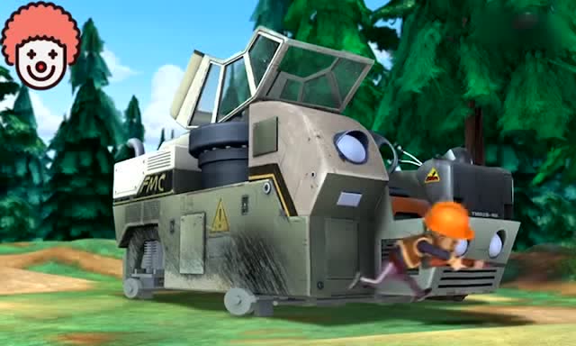 熊出没:光头强这次砍树竟然开来了一辆装甲车