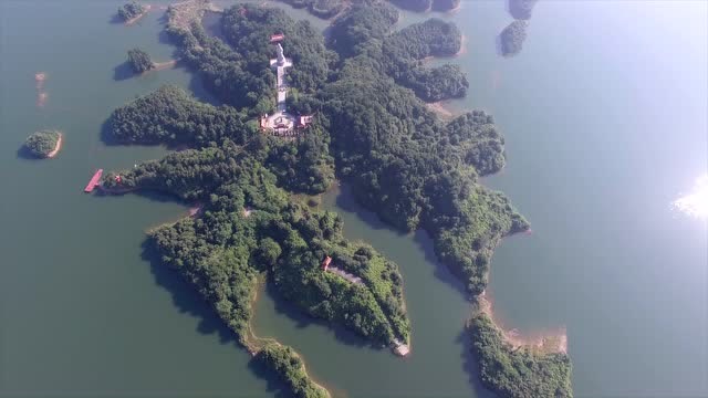 庐山西海观音岛图片