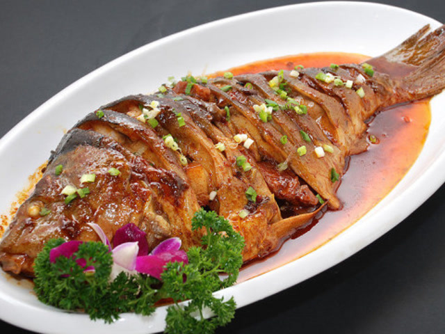 东北菜——红烧三道鳞