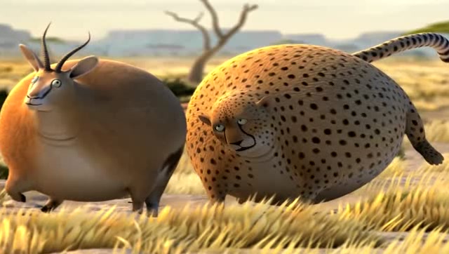 圆滚滚的动物世界,看肥肥的羚羊篇