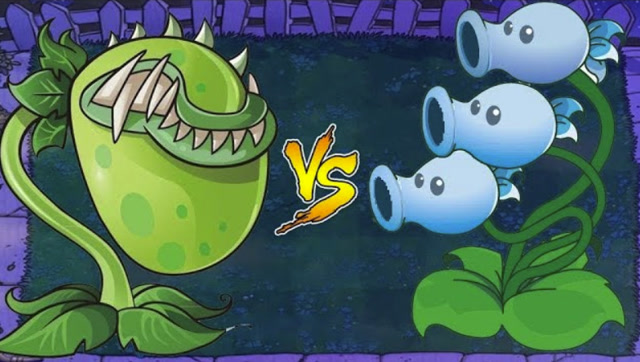 食人花vs三重豌豆,博士:我承认了食人花是最强植物