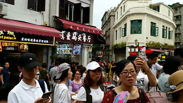 厦门鼓浪屿美食街