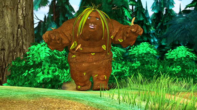 森林里出现"神秘怪物",好吓人啊,动物们吓的落荒而逃