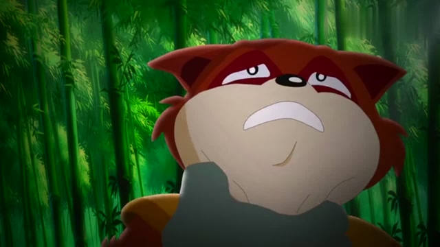 小浣熊差点被送上天,熊猫哈比用尽全力和雪豹死斗!