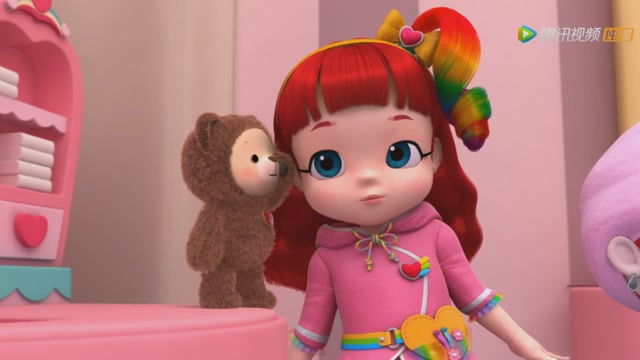 《彩虹宝宝》妞妞吹头发?妞妞真的变勇敢了呢!