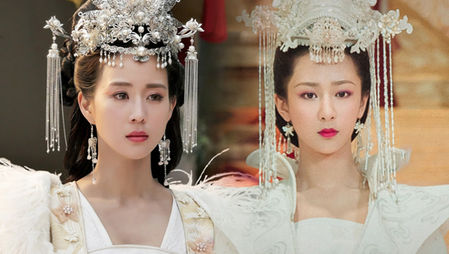 锦觅大婚白衣造型仙范十足 隔壁《如懿传》的海兰也穿过!