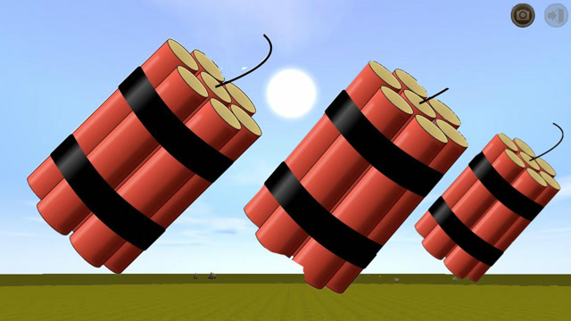 迷你世界:制作熔岩球冰锥爆竹合成的巨型炸弹,黑龙都扛不住!