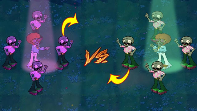 植物大战僵尸:跳舞僵尸vs千兆跳舞的僵尸