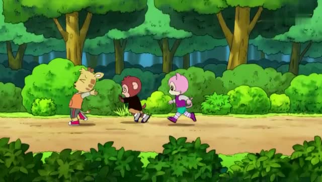 《巧虎来啦》巧虎的是,老虎玩游戏小象多比和小猪圆和谐