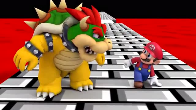 吃豆人马里奥和库巴公主的爱情 精彩动画