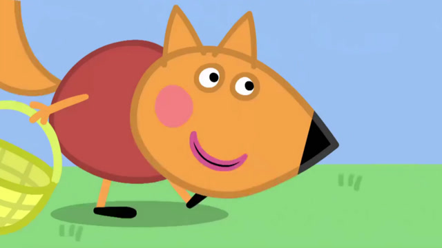 小狐狸弗雷迪的手上拎着一个篮子,它要去做什么呢