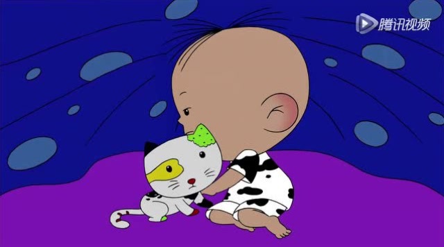 大耳朵图图 小怪终于可以出来了,刚要睡觉老师进来了还要摸小怪