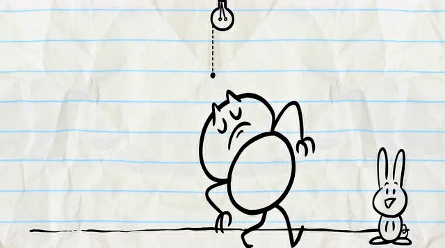 创意铅笔人动画:如果上下颠倒,会怎样?