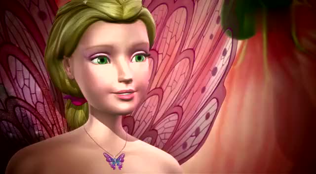 芭比之彩虹仙子:哇哦!比宝高兴的跳起来,一定是有好事发生