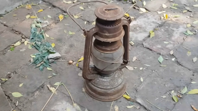 牛人翻新一盏1912年的古董酒精灯,一会功夫变的崭新!这手艺服了