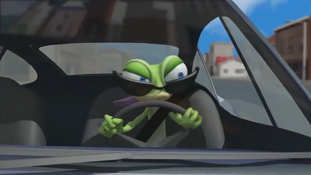 倒霉熊正能量益智早教动画:汽车竞赛