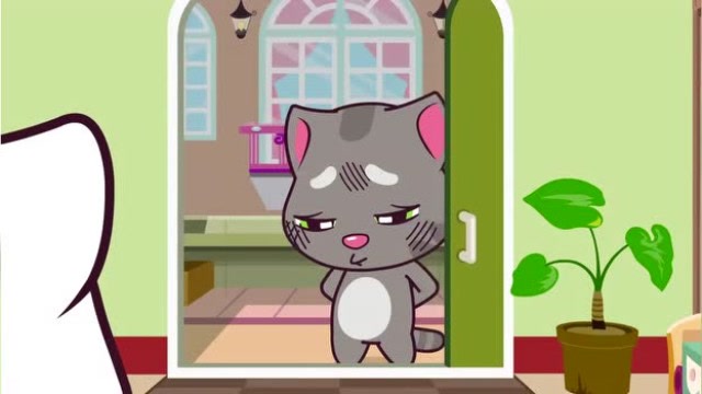 会说话的迷你家族:安吉拉生气的离开了,汤姆猫心疼的看着它