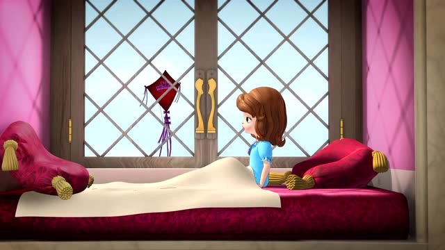 《小公主苏菲亚》苏菲亚明明把风筝落在洞穴外,怎么会出现在房间里?