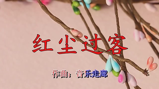 一首怀旧金曲,《红尘过客》句句走心,熟悉的旋律,动人的歌声
