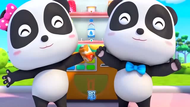宝宝巴士:奇奇妙妙买果汁,大灰狼终于拿到可乐了