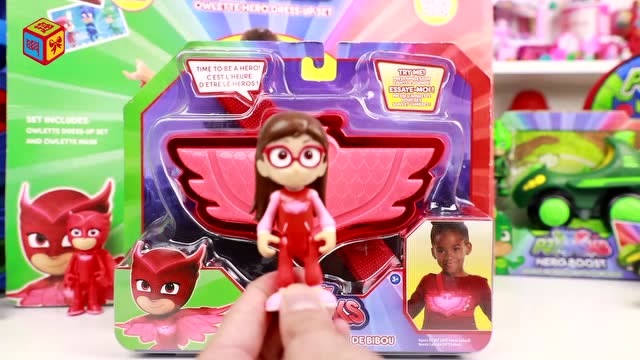 睡衣小英雄猫头鹰女穿戴玩具分享蒙面睡衣侠