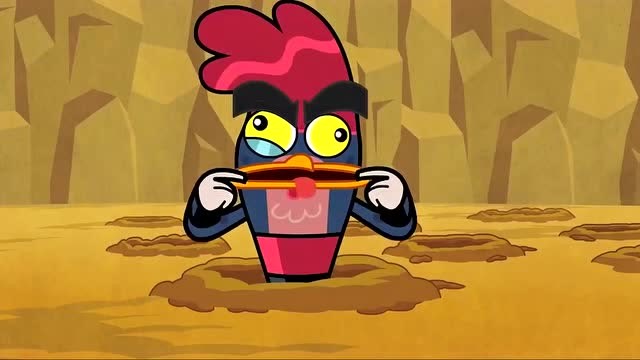 功夫鸡:扫把眉博士绑架了飞歌,鸡仔前去解救