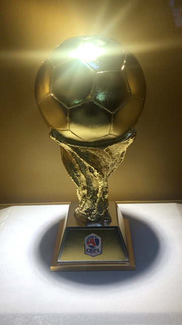 tgc2019:中国足球电竞联赛奖杯