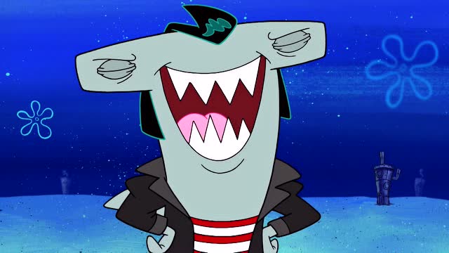 海绵宝宝:海绵宝宝遇见了鲨鱼老大