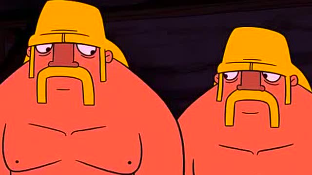 部落冲突系列动画:被爹坑的野蛮人兄弟,不幸直接被炸飞