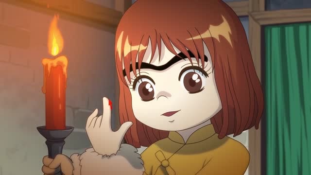 乌龙院之活宝传奇艾飞咬烂手指流出万年参血救活了艾寡妇