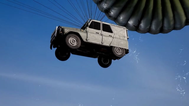 绝地求生吃鸡信号枪正式服上线,空投扔下来个大家伙