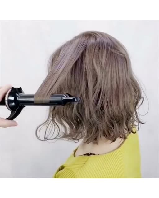 短发微波浪蛋卷头!发型