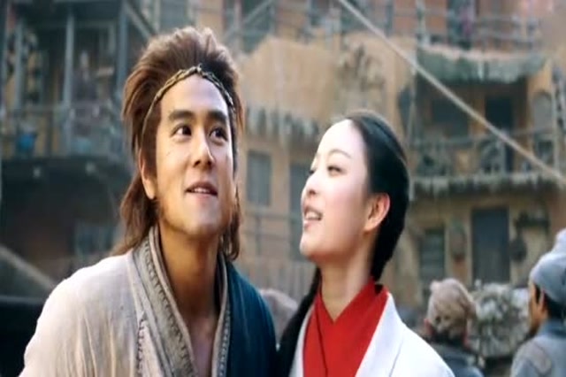悟空传:彭于晏倪妮合力抓妖云,倪妮一脸娇羞
