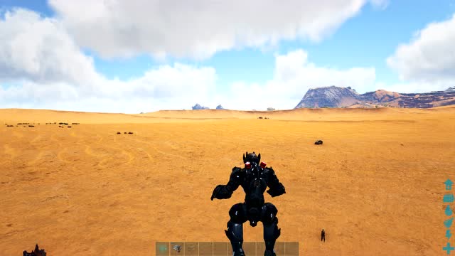 方舟生存进化-vs系列 100只僵尸三角龙vs巨型机械木头人