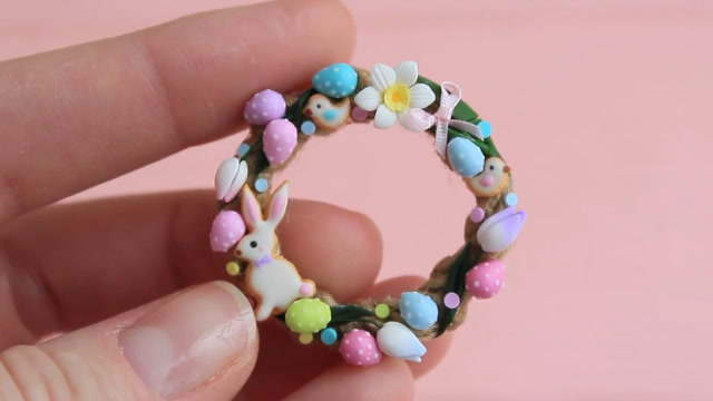 微世界diy:迷你复活节花环