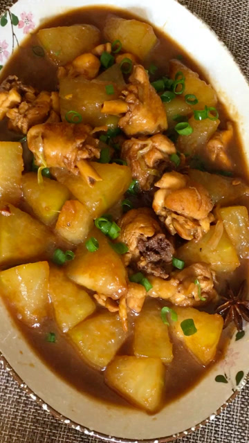 鸡腿烧冬瓜做法