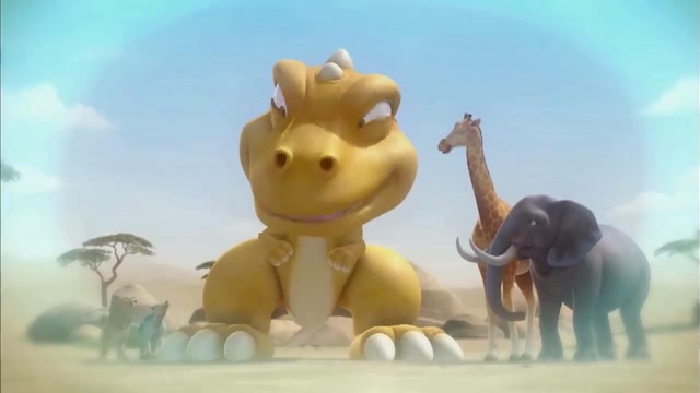 阿贡想长大比长颈鹿和大象都高把动物们的食物都吃光了