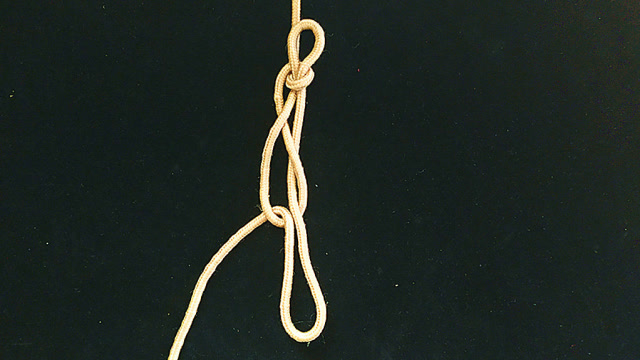 货车司机常打的货运吊扣绳结第二种打法?传统式货吊扣打法!