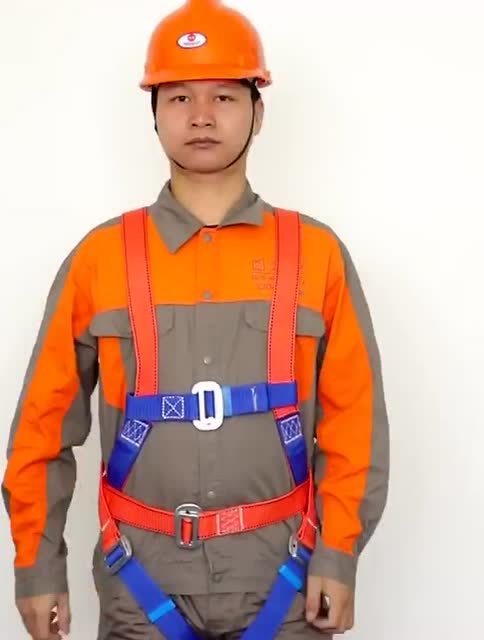 坠落安全带穿戴