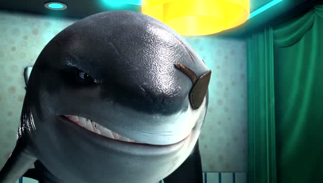 保罗迷途知返,决定不再骗人,谁知竟被独眼鲨电击