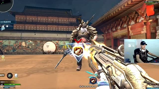 棍哥游戏解说,逆战游戏击杀鬼面将军,点位技巧分享