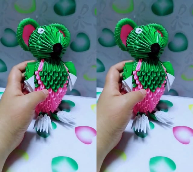 三角插作品小老鼠