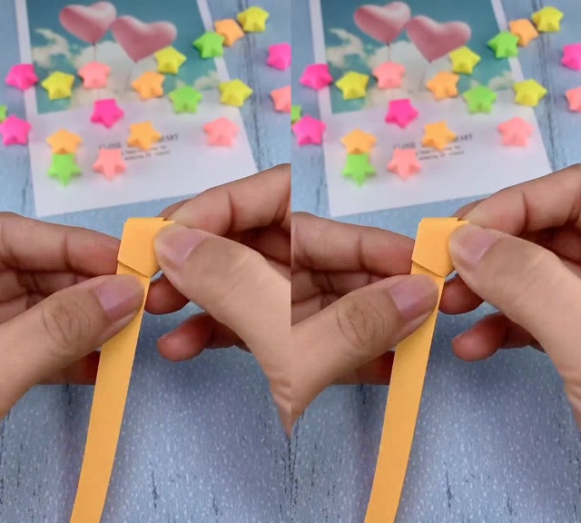 老师简单版的小星星,大家都会折的吧