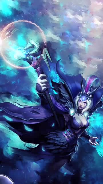 自制英雄联盟动态壁纸之诡术妖姬 邪鸦魅影 乐芙兰!