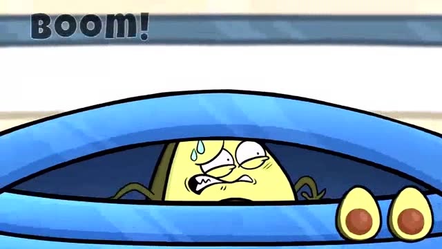 牛油果:被压扁了