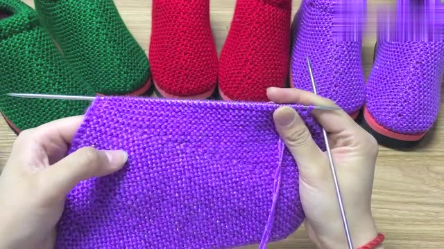 打鞋子花样视频方法来咯给你自己的家人一双温暖的开始