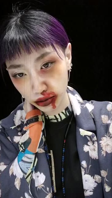 家暴妆,女生无论什么时候都要好好保护自己