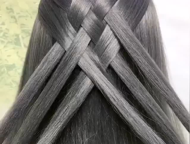 满头六股辫的详细教程,这发型简直太绝了,超美