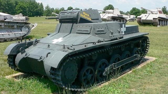 开启世界坦克传奇第三帝国的小马驹德国1号轻型坦克