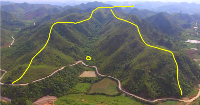 双龙戏珠,大富大贵,只可惜没人点中的风水宝地